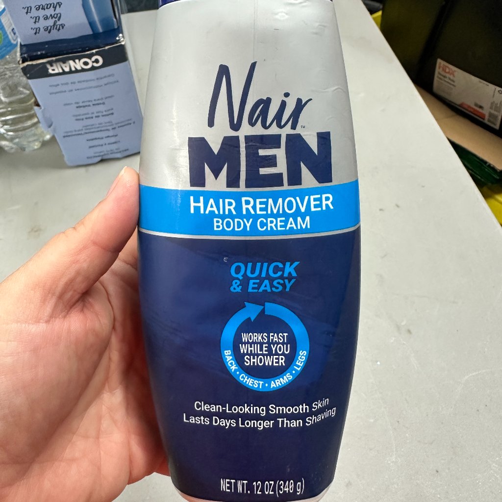 Nair Men Hair Remover Body Cream 12 Oz